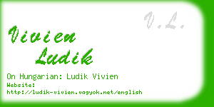 vivien ludik business card